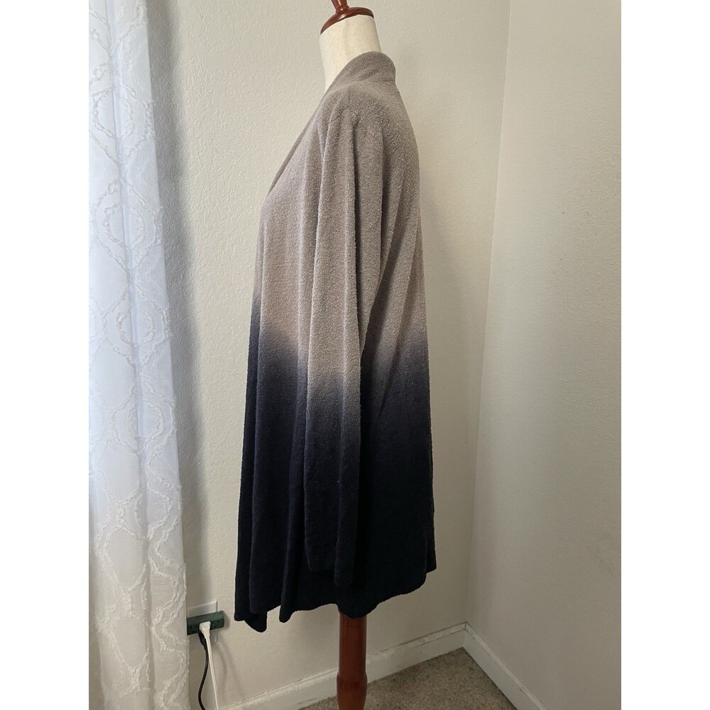 Barefoot Dreams Women’s L/XL Ombre Cardigan Beachy Boho Cascade Drape Soft Luxe - Picture 3 of 8